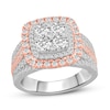 Thumbnail Image 1 of Previously Owned Diamond Engagement Ring 2 ct tw Round 14K Two-Tone Gold