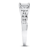 Thumbnail Image 3 of Previously Owned Diamond 3-Stone Ring 1 ct tw Princess-cut 14K White Gold
