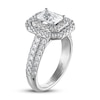 Thumbnail Image 2 of Previously Owned Vera Wang WISH Diamond Engagement Ring 2 1/4 ct tw Emerald-cut 14K White Gold