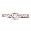 Thumbnail Image 3 of Diamond Engagement Ring 1 ct tw Round 14K Rose Gold