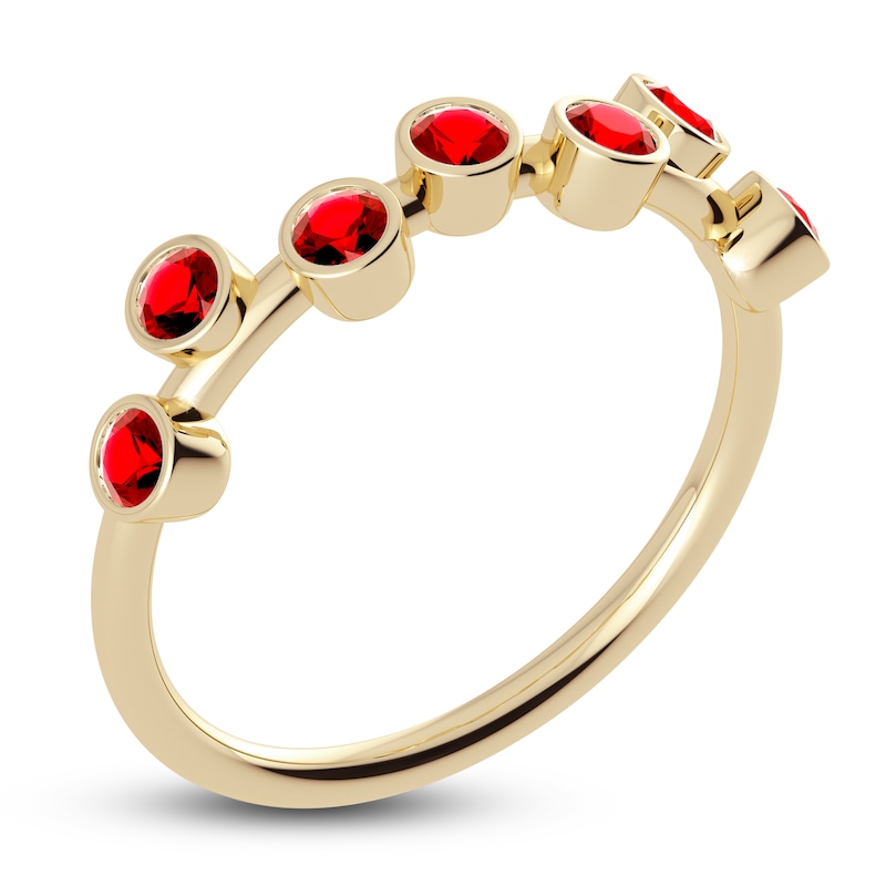 Main Image 2 of Juliette Maison Natural Ruby Ring 10K Yellow Gold