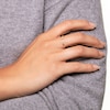 Thumbnail Image 3 of Juliette Maison Natural Emerald Cuff Ring 10K Rose Gold