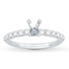 Thumbnail Image 1 of Previously Owned Diamond Ring Setting 1/2 ct tw Round 14K White Gold