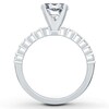 Thumbnail Image 2 of Previously Owned Diamond Ring Setting 1/2 ct tw Round 14K White Gold