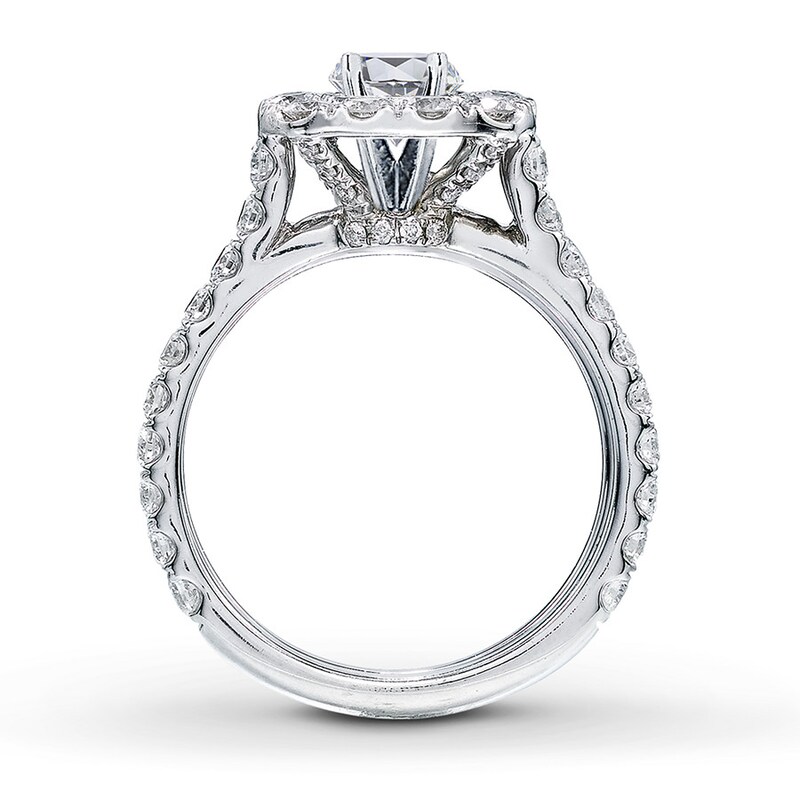 Main Image 2 of Previously Owned Neil Lane Wedding Setting 1-1/2 ct tw Diamonds 14K White Gold