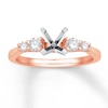 Thumbnail Image 1 of Previously Owned Diamond Ring Setting 3/8 carat tw Round 14K Rose Gold