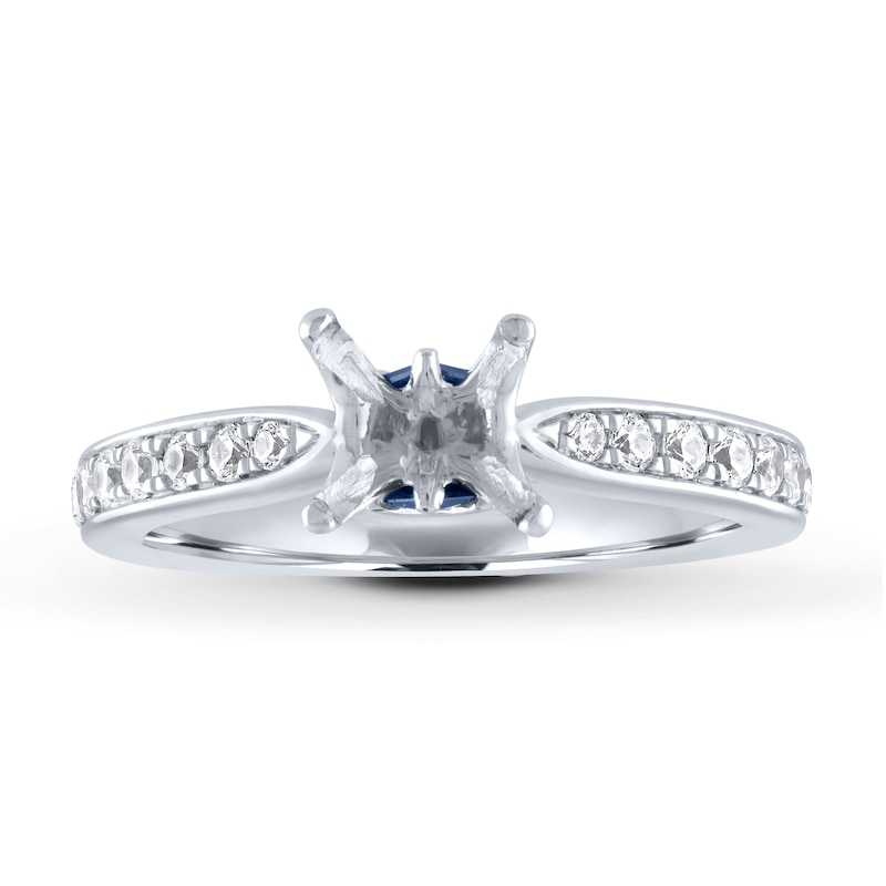 Main Image 1 of Previously Owned Vera Wang WISH Ring Setting 1/3 ct tw Diamonds 14K White Gold