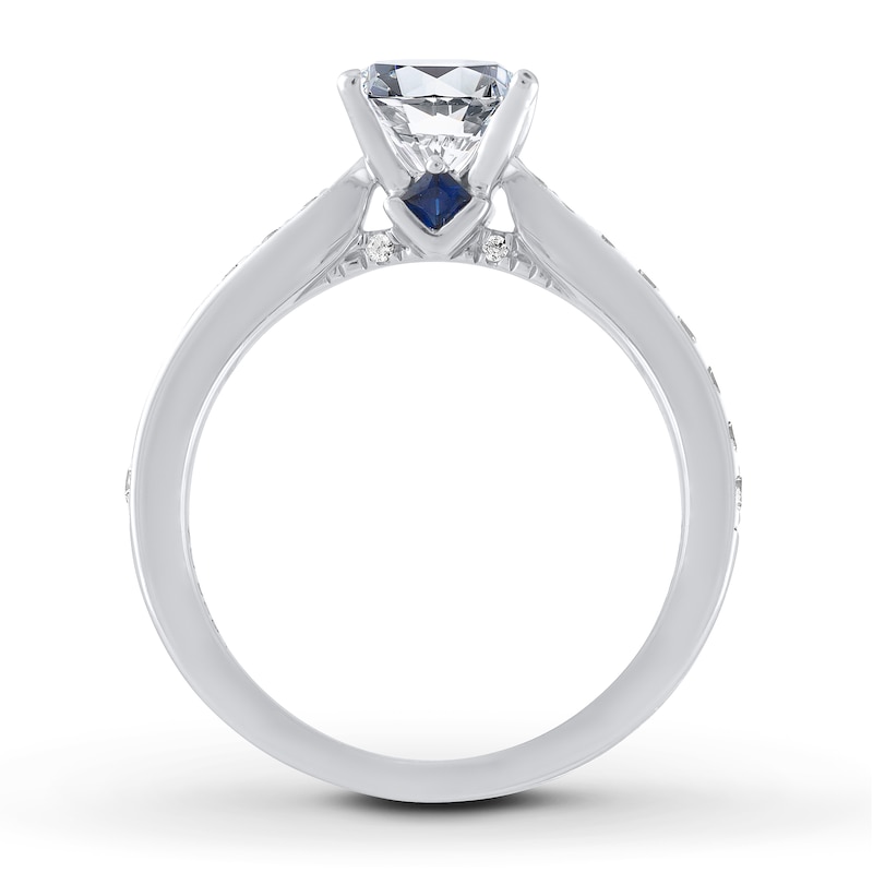 Main Image 2 of Previously Owned Vera Wang WISH Ring Setting 1/3 ct tw Diamonds 14K White Gold