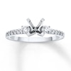 Thumbnail Image 1 of Previously Owned Diamond Engagement Ring Setting 1/3 ct tw Round 14K White Gold