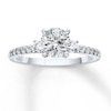 Thumbnail Image 3 of Previously Owned Diamond Engagement Ring Setting 1/3 ct tw Round 14K White Gold