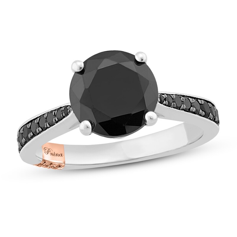 Main Image 1 of Previously Owned Pnina Tornai Bold Passion Diamond Engagement Ring 3-3/8 ct tw Round 14K White Gold