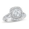 Thumbnail Image 1 of Previously Owned Vera Wang WISH Diamond Engagement Ring 1-1/2 ct tw Round 14K White Gold