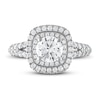 Thumbnail Image 3 of Previously Owned Vera Wang WISH Diamond Engagement Ring 1-1/2 ct tw Round 14K White Gold