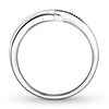 Thumbnail Image 2 of Previously Owned Diamond Contour Ring 1/6 ct tw Round-cut 14K White Gold