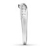 Thumbnail Image 3 of Previously Owned Diamond Contour Ring 1/6 ct tw Round-cut 14K White Gold