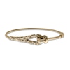 Thumbnail Image 1 of Previously Owned Italia D'Oro Polished Cut Out Bangle Bracelet 14K Yellow Gold