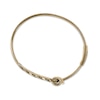 Thumbnail Image 2 of Previously Owned Italia D'Oro Polished Cut Out Bangle Bracelet 14K Yellow Gold