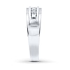 Thumbnail Image 3 of Previously Owned Men's Diamond Band 1/4 ct tw Round-cut 10K White Gold