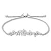 Thumbnail Image 1 of Previously Owned Diamond Bolo Bracelet 1 ct tw Round 14K White Gold