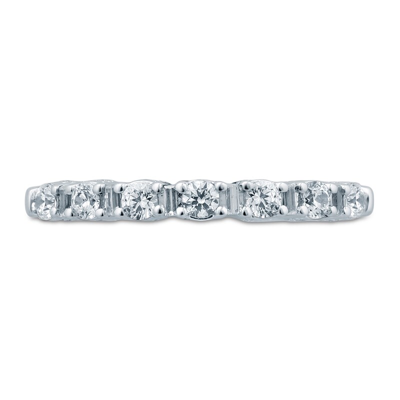 Main Image 3 of Previously Owned Pnina Tornai Rightfully Yours Diamond Anniversary Ring 1/2 ct tw Round 14K White Gold