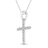 Thumbnail Image 2 of Previously Owned Diamond Necklace 1/15 ct tw Round 10K White Gold