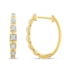 Thumbnail Image 1 of Previously Owned Diamond Hoop Earrings 1/5 ct tw Round 10K Yellow Gold