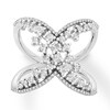 Thumbnail Image 1 of Previously Owned Scattered Diamond Ring 3/4 carat tw Round 14K White Gold