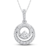 Thumbnail Image 1 of Previously Owned  Diamond Necklace 1/5 ct tw Round 10K White Gold