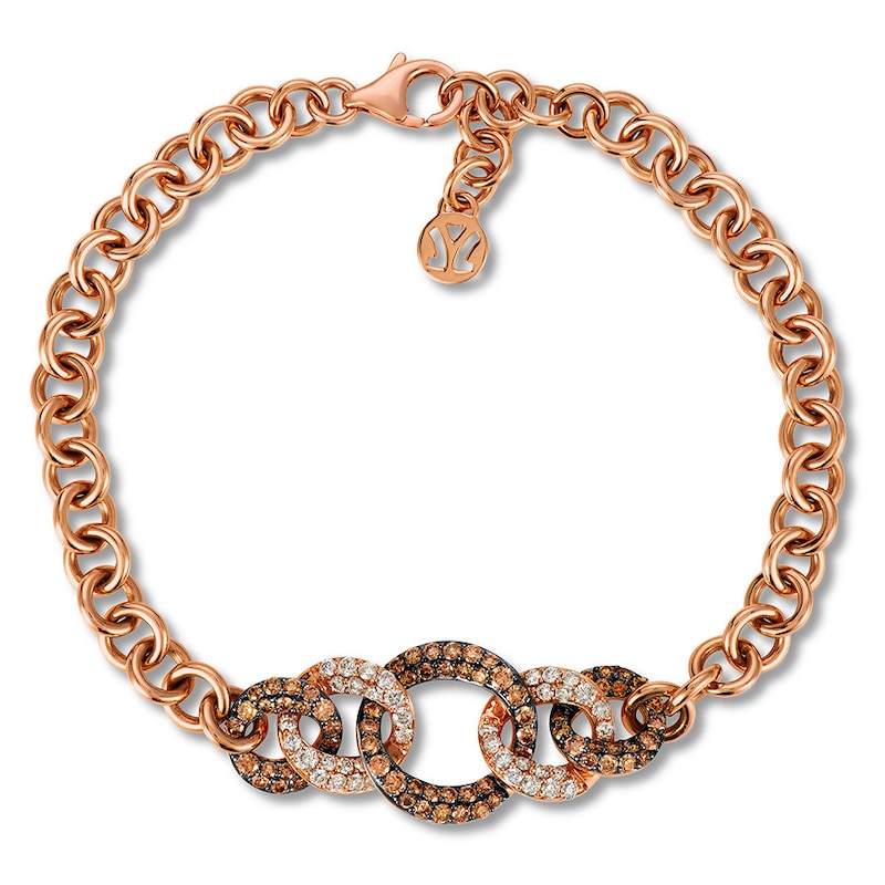 Previously Owned Le Vian Diamond Bracelet 1-7/8 ct tw 14K Strawberry Gold