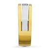Thumbnail Image 3 of Previously Owned Men's Diamond Wedding Band 1/6 ct tw 14K Square-Cut Two-Tone Gold