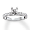 Thumbnail Image 1 of Previously Owned Diamond Engagement Ring Setting 5/8 ct tw Round 14K White Gold