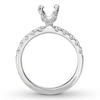 Thumbnail Image 2 of Previously Owned Diamond Engagement Ring Setting 5/8 ct tw Round 14K White Gold
