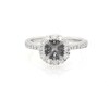 Thumbnail Image 1 of Previously Owned Natalie K Diamond Halo Engagement Ring Setting 1/2 ct tw 14K White Gold