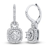 Thumbnail Image 1 of Previously Owned Neil Lane Earrings 7/8 ct tw Diamonds 14K White Gold
