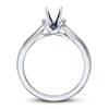 Thumbnail Image 2 of Previously Owned Vera Wang WISH Ring Setting Natural Sapphires 14K White Gold
