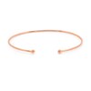 Previously Owned Shy Creation Cuff Bangle 1/6 ct tw Diamonds 14K Rose Gold SC55001307