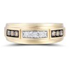 Thumbnail Image 1 of Previously Owned Men's Diamond Wedding Band 3/8 ct tw 10K Yellow Gold