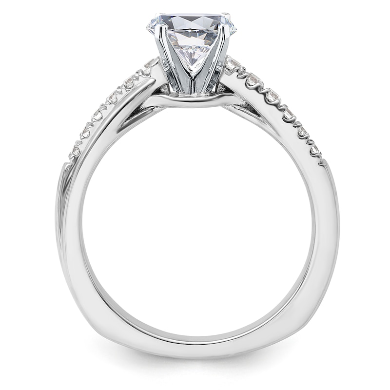 Main Image 2 of Previously Owned Diamond Bridal Setting 1/5 ct tw Round 18K White Gold