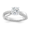 Thumbnail Image 3 of Previously Owned Diamond Bridal Setting 1/5 ct tw Round 18K White Gold