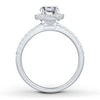 Thumbnail Image 2 of Previously Owned Colorless Diamond Ring Setting 3/8 ct tw 14K White Gold