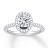 Thumbnail Image 3 of Previously Owned Colorless Diamond Ring Setting 3/8 ct tw 14K White Gold