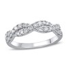 Thumbnail Image 1 of Previously Owned Diamond Anniversary Ring 1/2 ct tw Round 10K White Gold