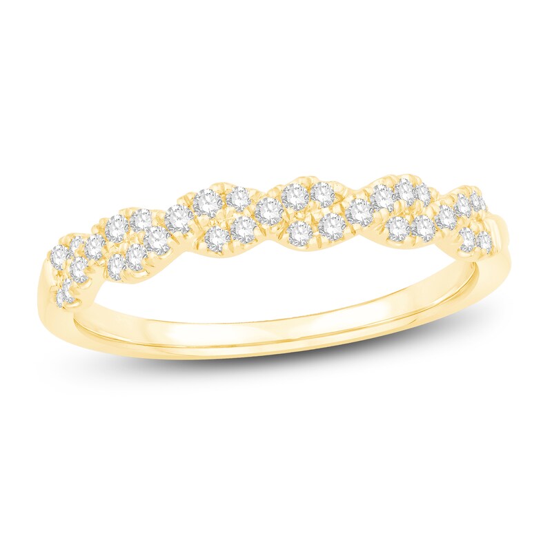Main Image 1 of Previously Owned Diamond Anniversary Ring 1/4 ct tw Round 14K Yellow Gold