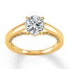 Thumbnail Image 3 of Previously Owned Diamond Ring Setting 1/5 ct tw Round-cut 14K Yellow Gold