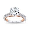 Thumbnail Image 3 of Previously Owned Diamond Ring Setting 3/8 ct tw Round 14K Two-Tone Gold