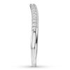 Thumbnail Image 3 of Previously Owned Diamond Wedding Band 1/10 carat tw Round 14K White Gold