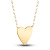 Thumbnail Image 2 of Shy Creation Diamond Heart Necklace 1/15 ct tw Round 14K Yellow Gold 18" SC55007071