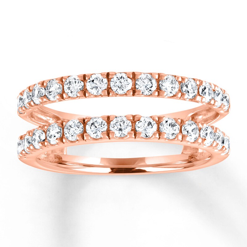 Previously Owned Diamond Enhancer Ring 1 carat tw Round-cut 14K Rose Gold