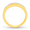Thumbnail Image 2 of Previously Owned Men's Diamond Band 1/2 ct tw Round-cut 14K Yellow Gold