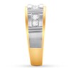 Thumbnail Image 3 of Previously Owned Men's Diamond Band 1/2 ct tw Round-cut 14K Yellow Gold